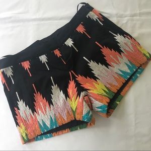 Anthropologie Judith March black linen shorts